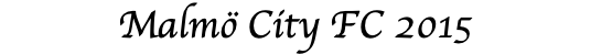 Malmö City FC 2015